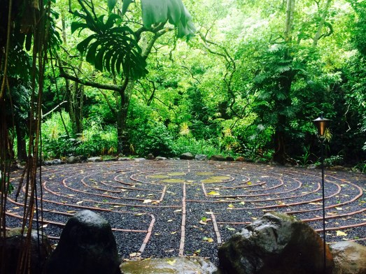 Sacred Garden Labyrinth walk 